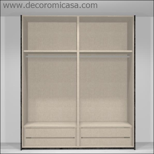 Este es tu armario ideal de entre 160 y 240 cms para sólo colgar ropa